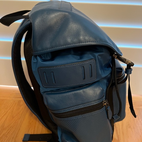 Coach Backpack in Blue. - Picture 5 of 13